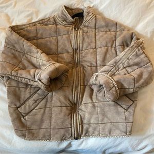 Free People Quilted Dolman Jacket